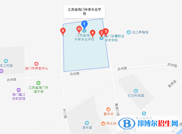 江蘇海門中等專業(yè)學(xué)校地址在哪里