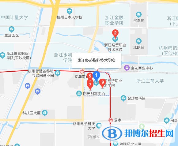浙江經(jīng)濟(jì)職業(yè)技術(shù)學(xué)院地址在哪里