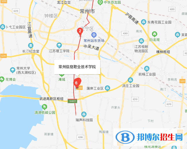 常州信息職業(yè)技術學院地址在哪里