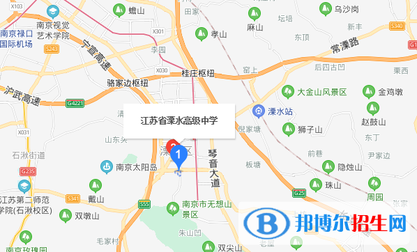 江蘇溧水高級中學地址在哪里