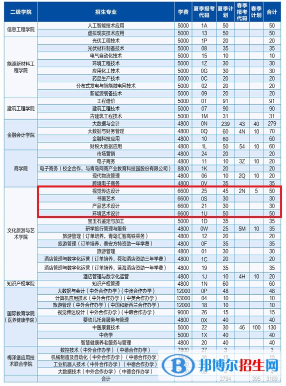 山東理工職業(yè)學(xué)院藝術(shù)類專業(yè)有哪些？（藝術(shù)類專業(yè)）？