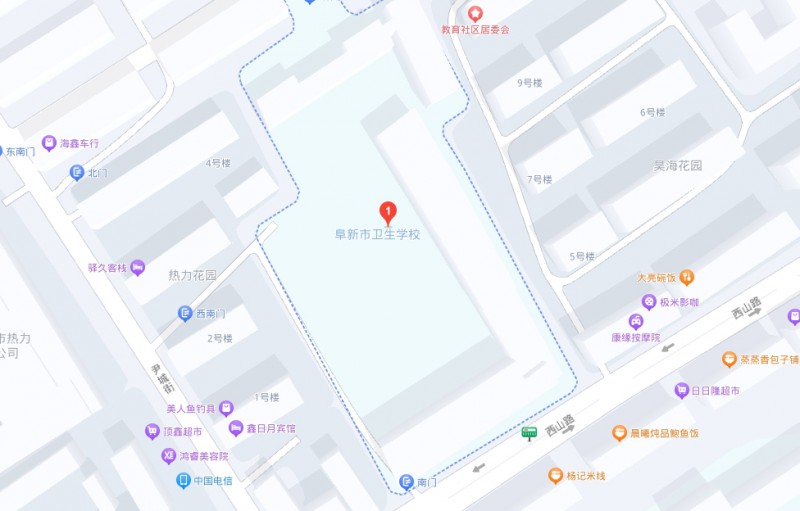 阜新市衛(wèi)生學(xué)校地址，乘車路線