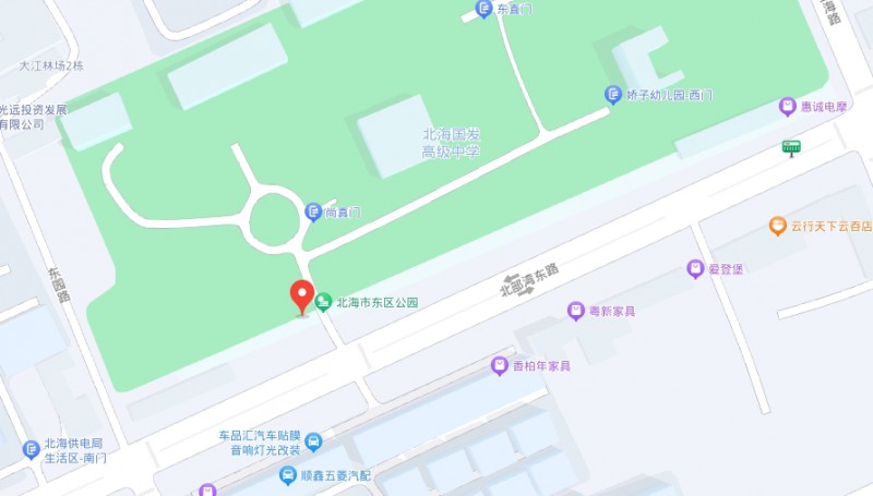 北海國發(fā)信息技術(shù)學(xué)校地址，乘車路線