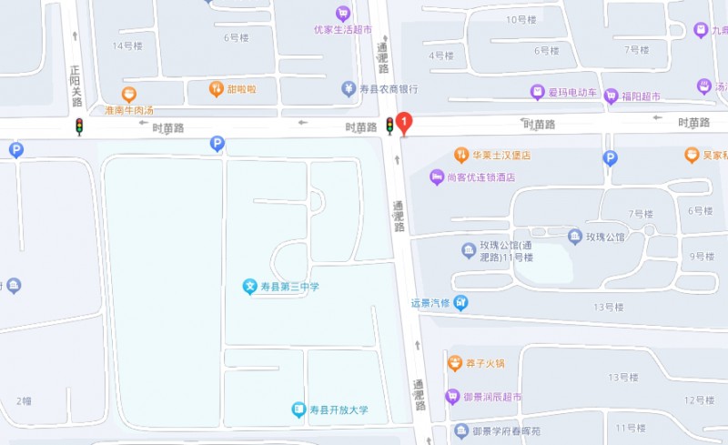 壽縣財經(jīng)中等專業(yè)學(xué)校地址，乘車路線