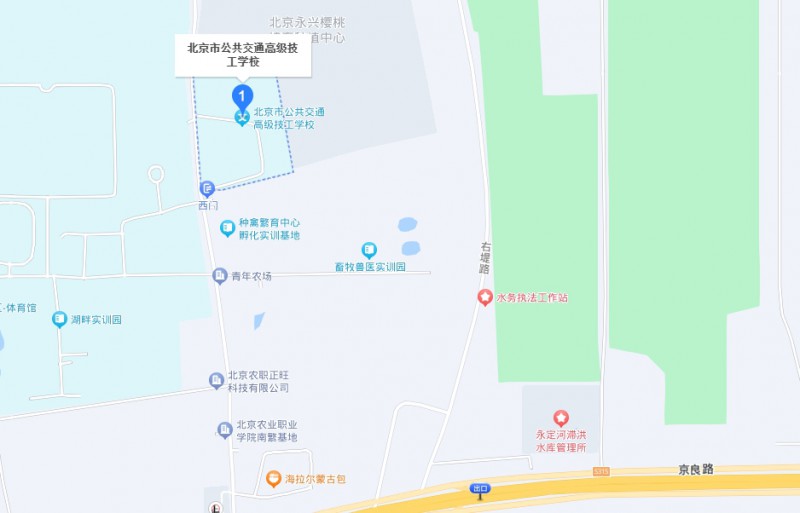 北京市公共交通高級(jí)技工學(xué)校地址，乘車路線