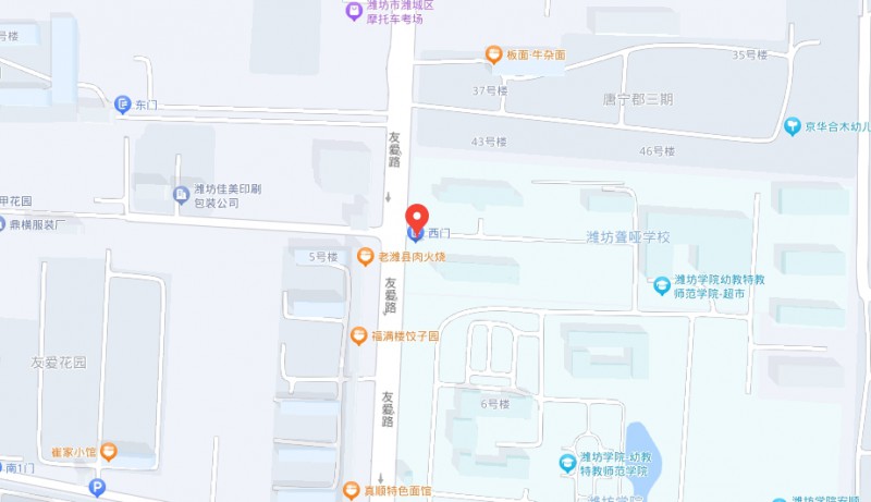 濰坊市自強(qiáng)職業(yè)中等專業(yè)學(xué)校地址，乘車路線