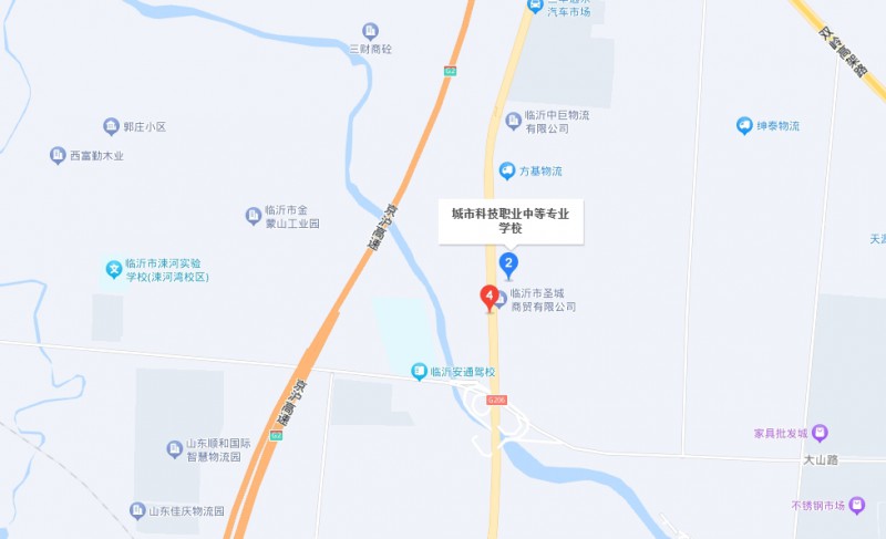 臨沂科技普通中等專業(yè)學(xué)校地址，乘車路線