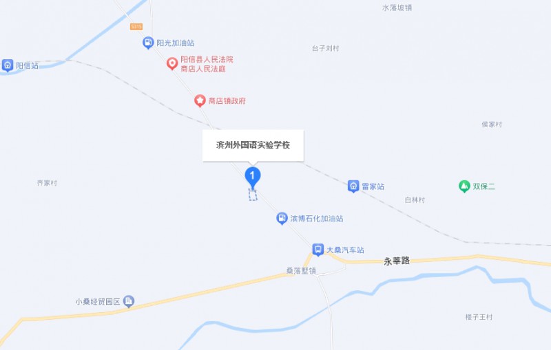 濱州外國(guó)語(yǔ)實(shí)驗(yàn)學(xué)校(職業(yè)中專部)地址，乘車路線