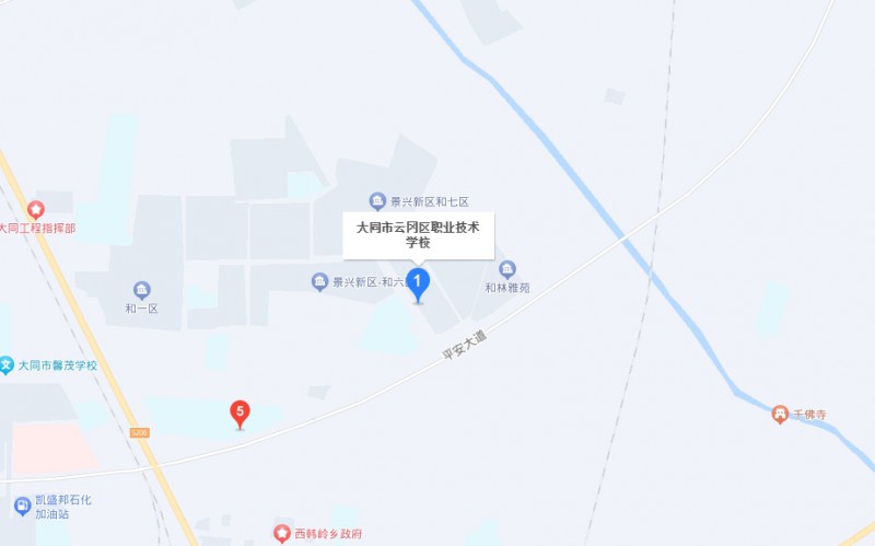 大同市云岡區(qū)錦程職業(yè)技術(shù)學(xué)校地址，乘車路線