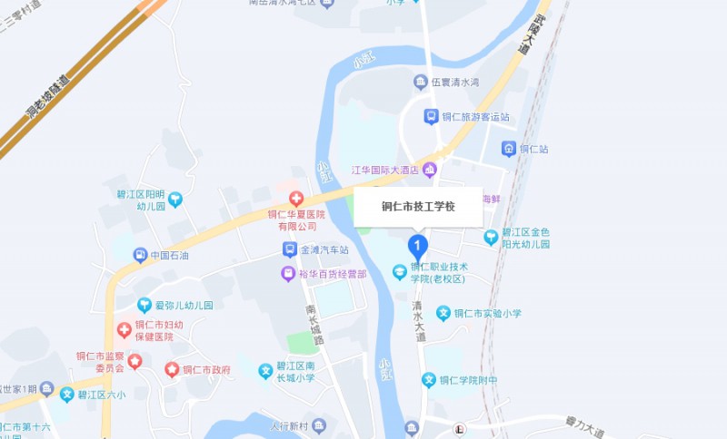 銅仁市技工學(xué)校地址，乘車路線