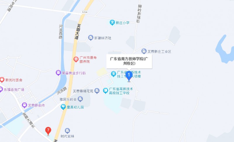 廣東省南方技師學院地址，乘車路線