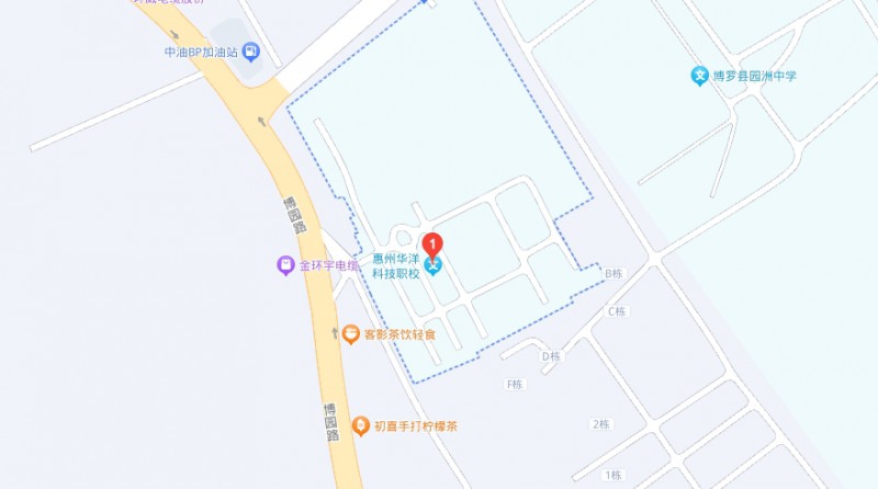惠州華洋科技學(xué)校地址，乘車(chē)路線