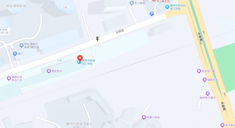 惠州市高迪技工學(xué)校地址，乘車(chē)路線