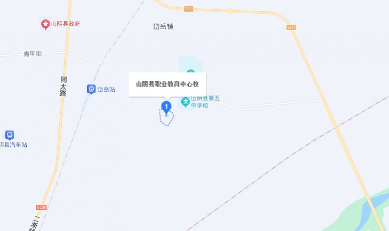 山陰縣職業(yè)教育中心校地址，乘車路線