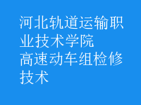 高速動(dòng)車(chē)組檢修技術(shù)
