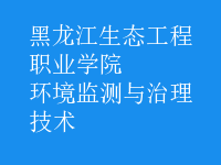 環(huán)境監(jiān)測與治理技術(shù)
