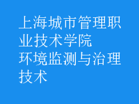 環(huán)境監(jiān)測與治理技術(shù)