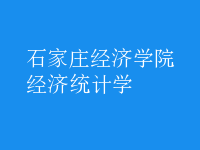 經(jīng)濟(jì)統(tǒng)計(jì)學(xué)