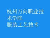 服裝工藝技術
