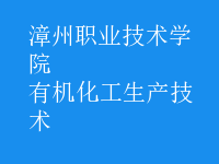 有機(jī)化工生產(chǎn)技術(shù)