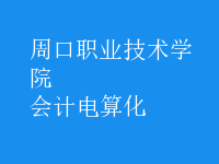 會計電算化