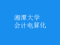 會(huì)計(jì)電算化