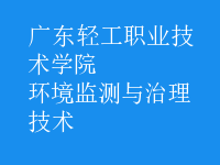 環(huán)境監(jiān)測與治理技術