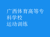 運(yùn)動訓(xùn)練