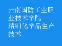 精細化學品生產技術