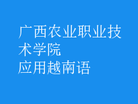 應(yīng)用越南語(yǔ)