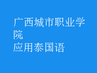 應(yīng)用泰國(guó)語