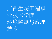 環(huán)境監(jiān)測與治理技術(shù)