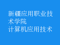 計算機應用技術