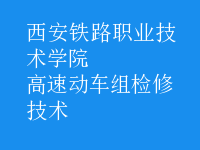 高速動(dòng)車(chē)組檢修技術(shù)