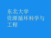 資源循環(huán)科學(xué)與工程
