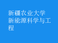 新能源科學與工程