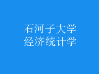 經(jīng)濟(jì)統(tǒng)計(jì)學(xué)