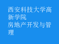 房地產(chǎn)開發(fā)與管理
