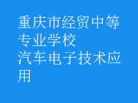 汽車電子技術(shù)應用