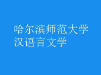 漢語(yǔ)言文學(xué)