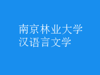漢語言文學
